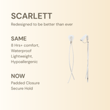Scarlett Clip On Earrings in Silver