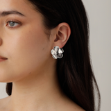 Sierra Clip On Earrings in Silver
