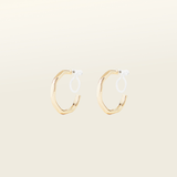 Smith Hoop Clip On Earrings in Gold