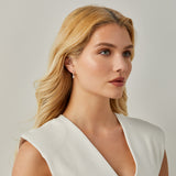 Sylvia Clip On Earrings in Silver