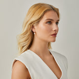Tiana Clip On Earrings in Silver