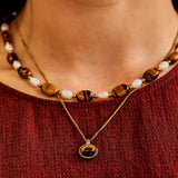 Tiger’s Eye Necklace Stack