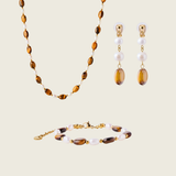 Tiger’s Eye & Pearl Lover Set