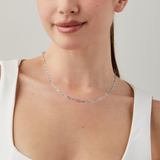 Essential Paperclip Chain Necklace in Silver