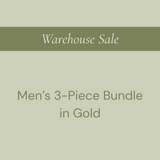 Men's 3-Piece Bundle in Gold (Warehouse Sale)